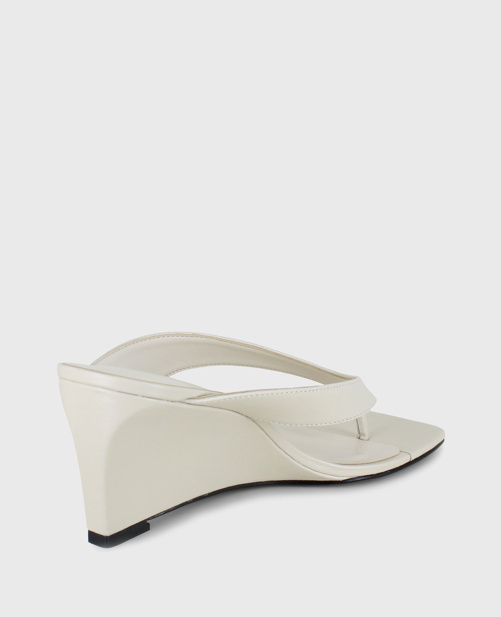 Susannah Leather Thong Wedge Sandal
