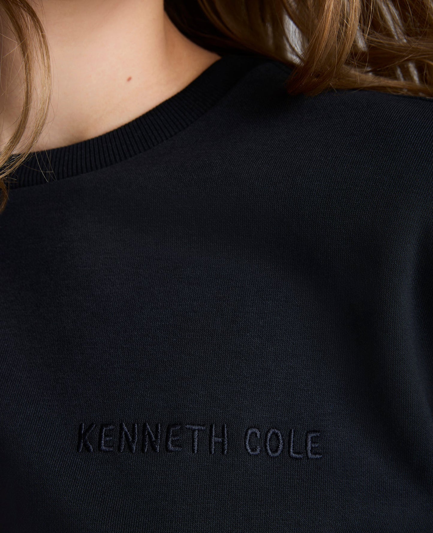 Site Exclusive! Kenneth Cole Embroidered Logo Sweatshirt