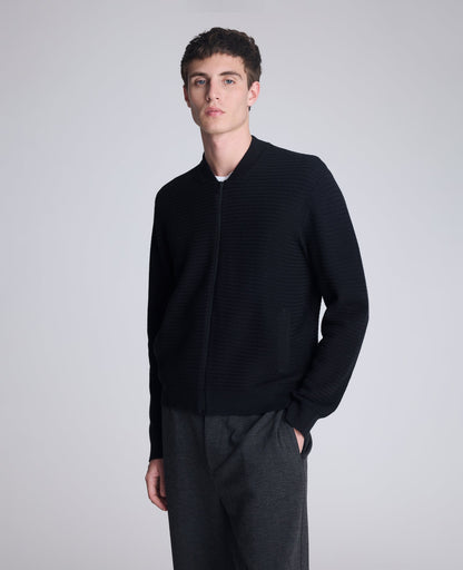 Sweater Bomber Jacket