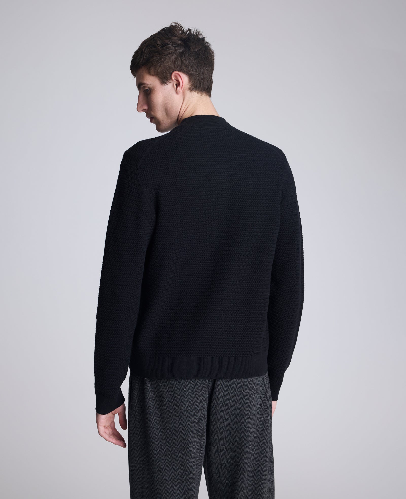 Sweater Bomber Jacket