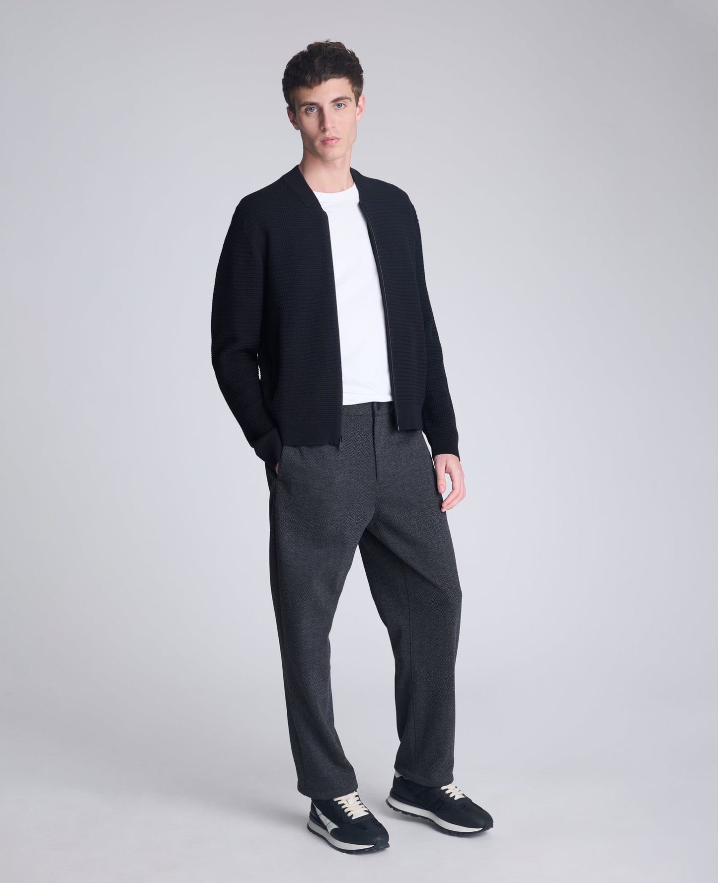Sweater Bomber Jacket