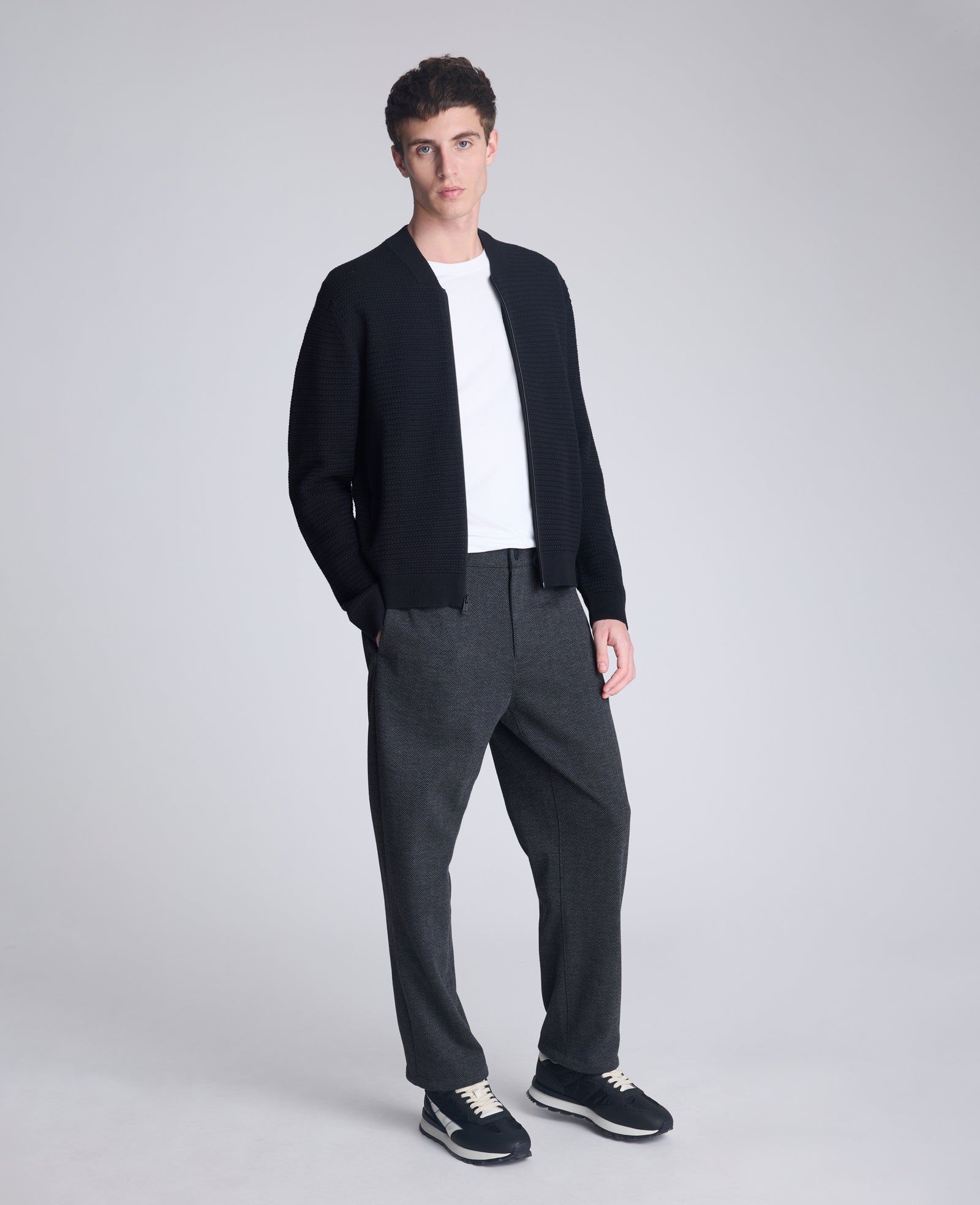 Sweater Bomber Jacket