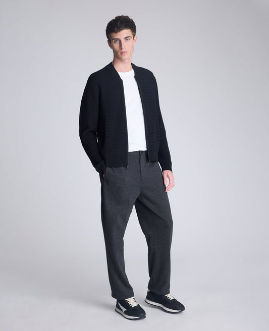 Sweater Bomber Jacket
