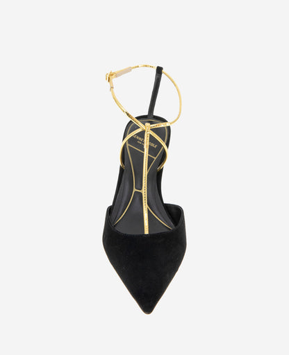 Umi T-Strap Suede Heel