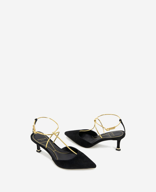 Umi T-Strap Suede Heel