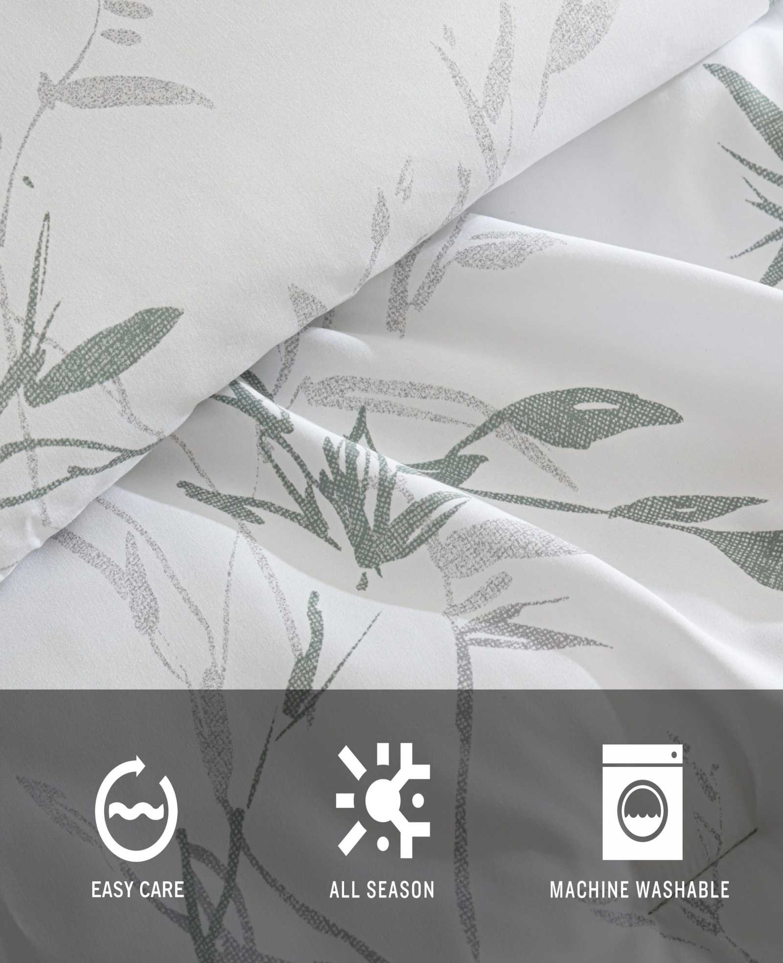 Ink Wash Vine Comforter + Sham Set