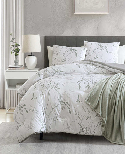 Ink Wash Vine Comforter + Sham Set