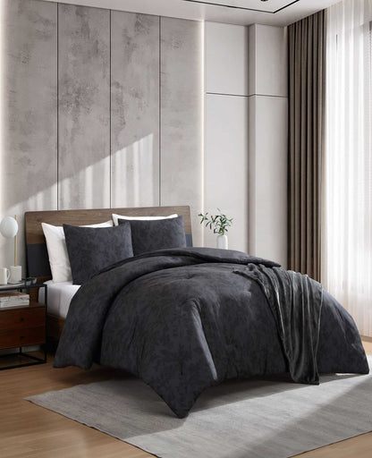 Silhouette Floral Comforter + Sham Set