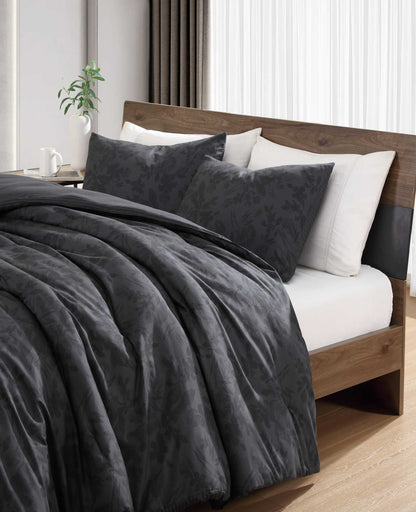 Silhouette Floral Comforter + Sham Set