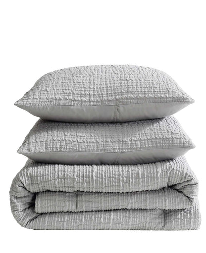 Serenity Wavy Lines Comforter Set