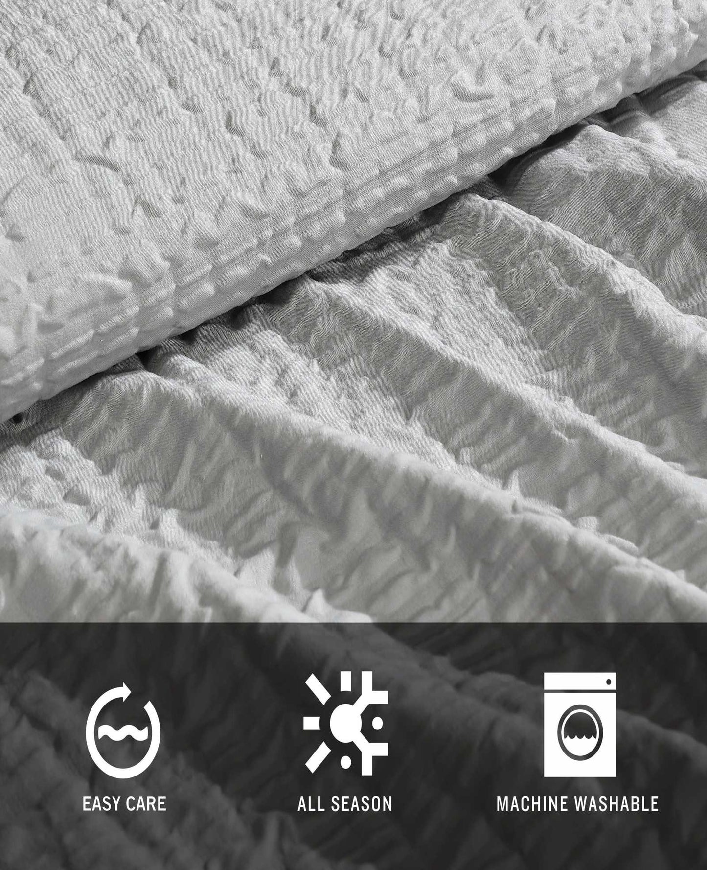 Serenity Wavy Lines Comforter Set