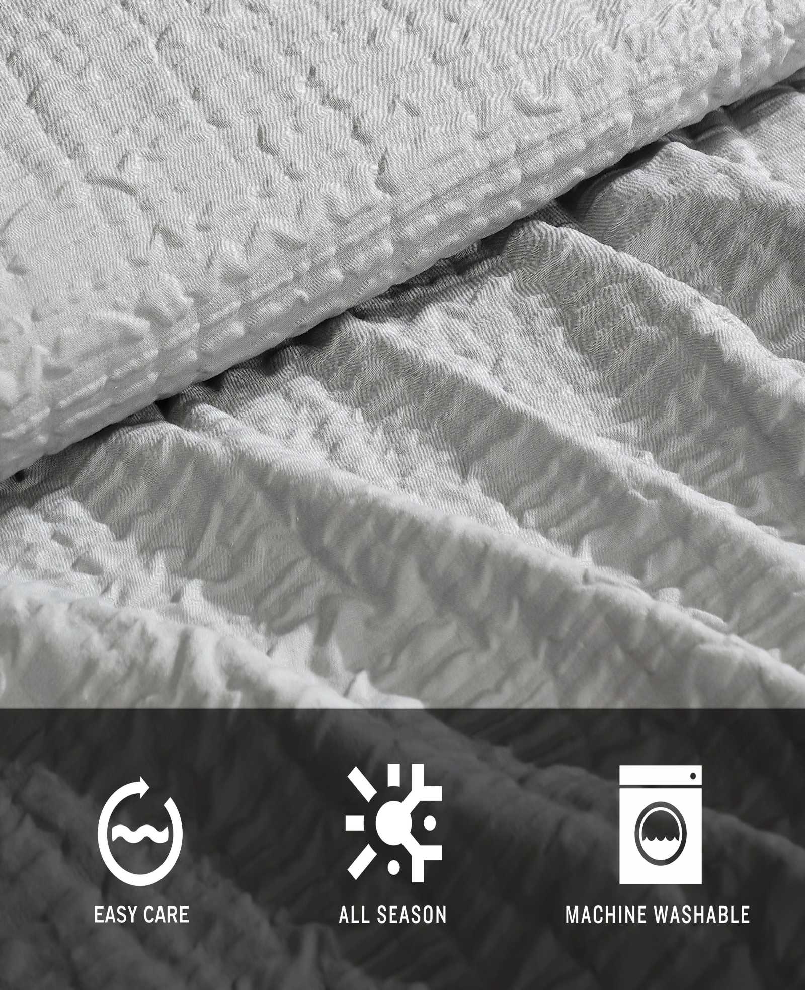 Serenity Wavy Lines Comforter Set
