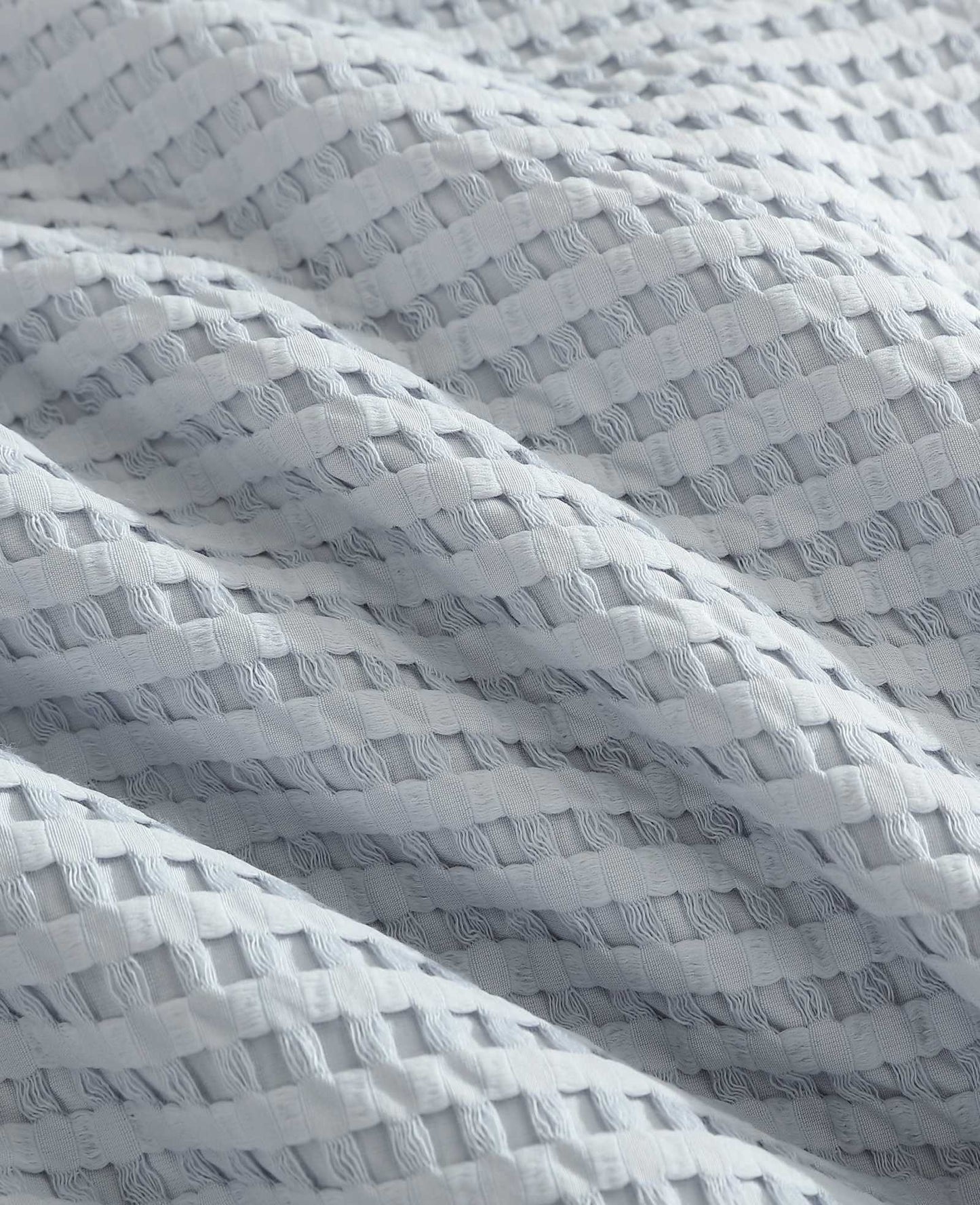 Solid Waffle Comforter Set