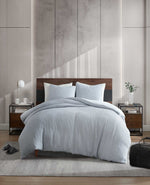 Solid Waffle Comforter Set