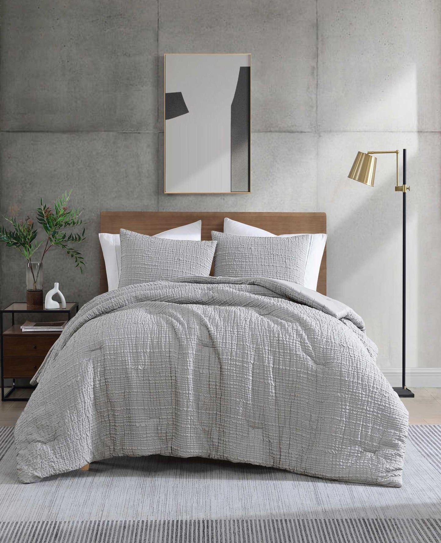 Serenity Wavy Lines Duvet Cover Set