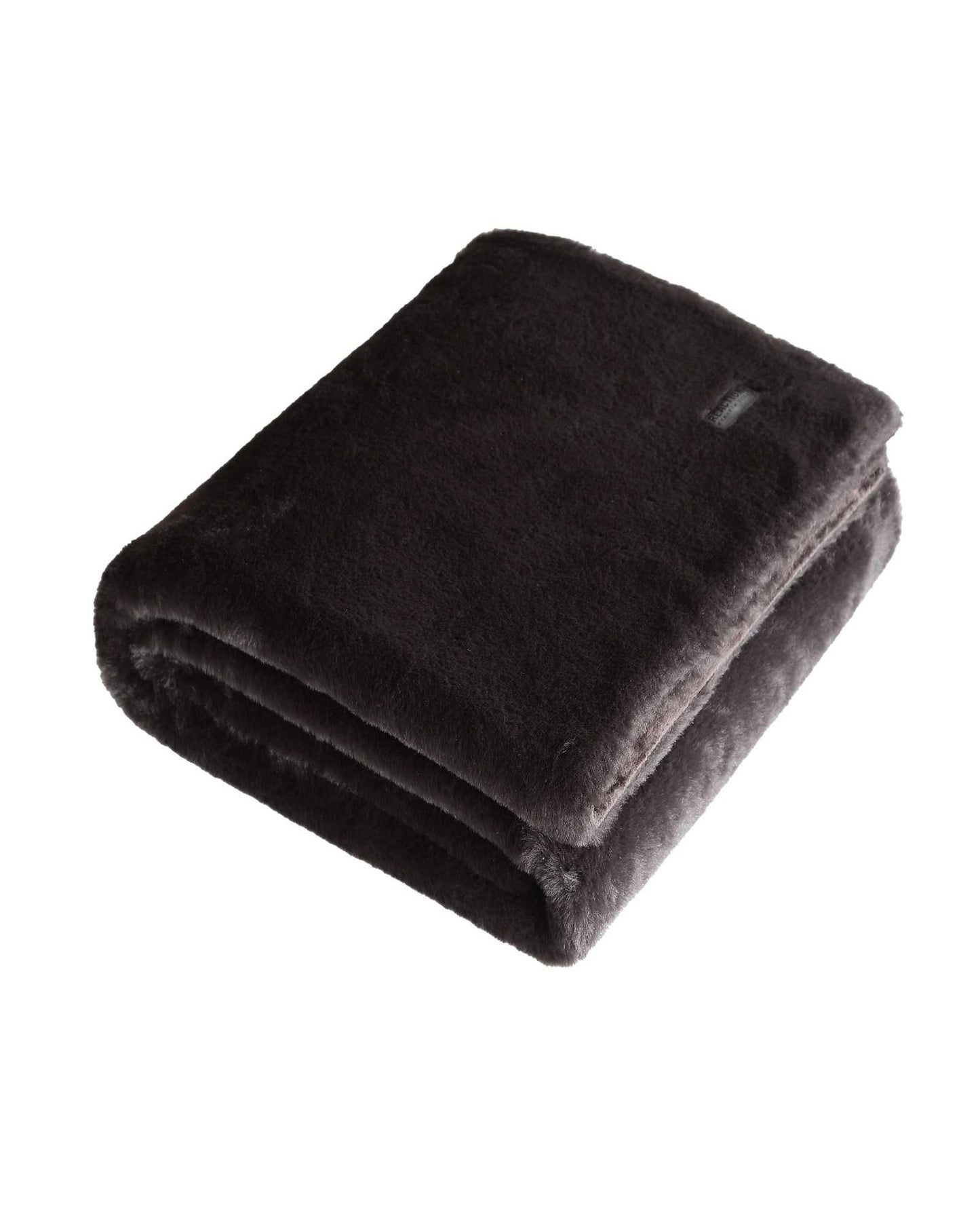 Faux Fur Solid Throw Blanket
