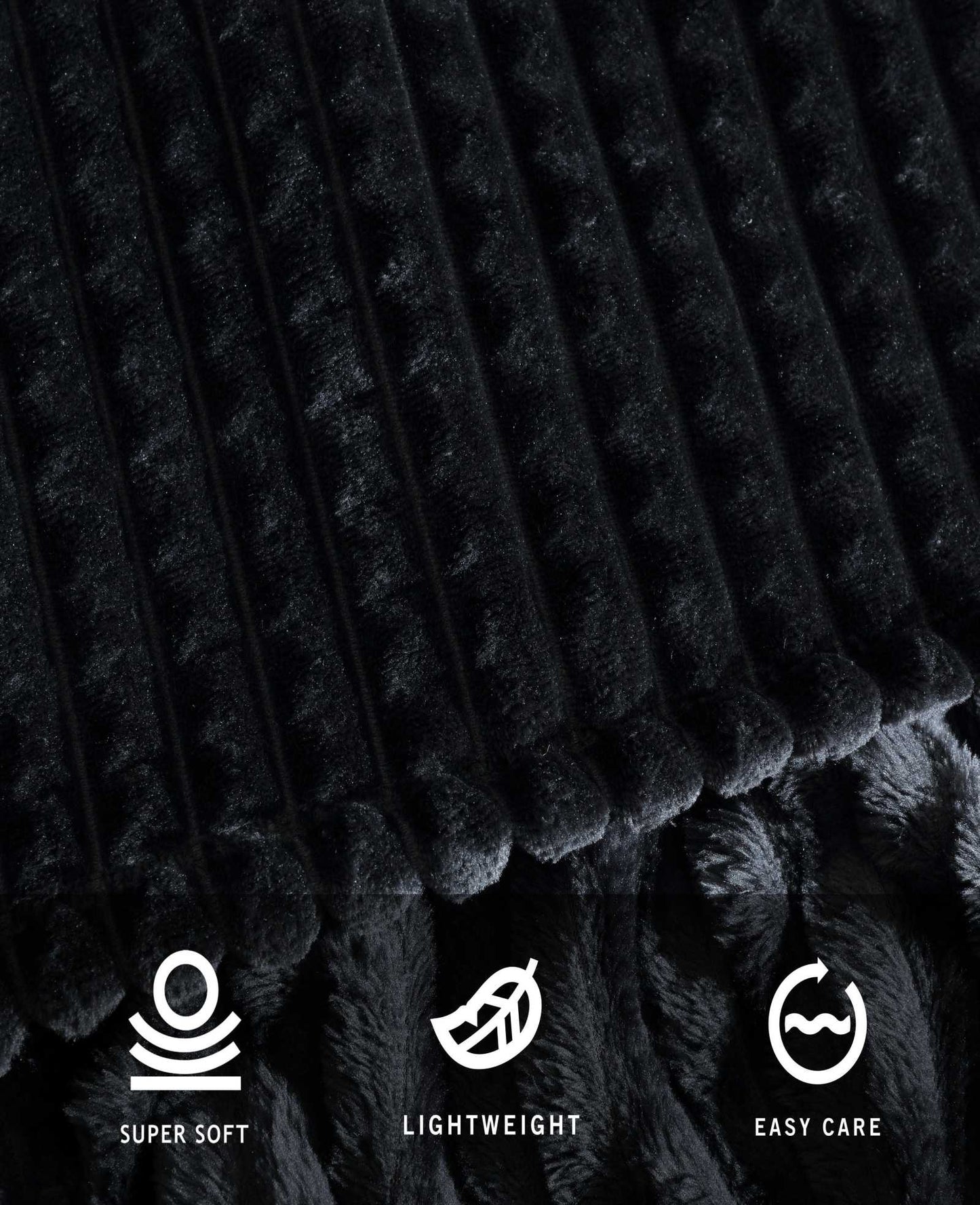 Textured Solid Throw Blanket
