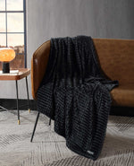 Textured Solid Throw Blanket