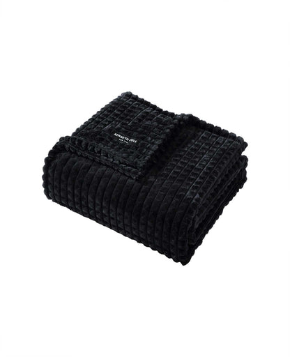 Textured Solid Throw Blanket