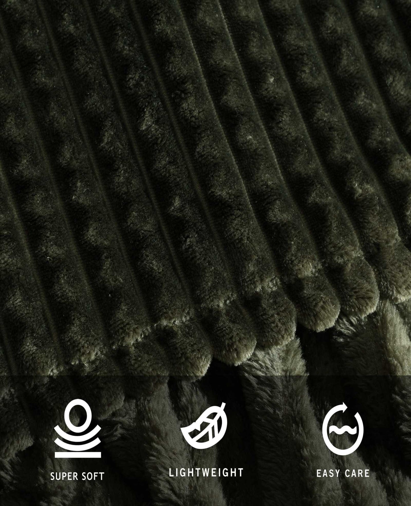 Textured Solid Throw Blanket