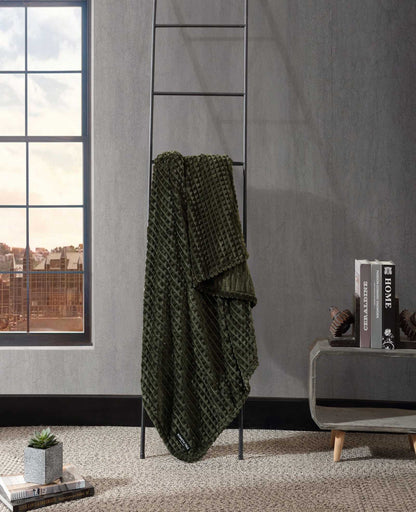 Textured Solid Throw Blanket
