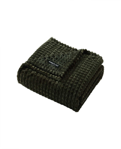 Textured Solid Throw Blanket