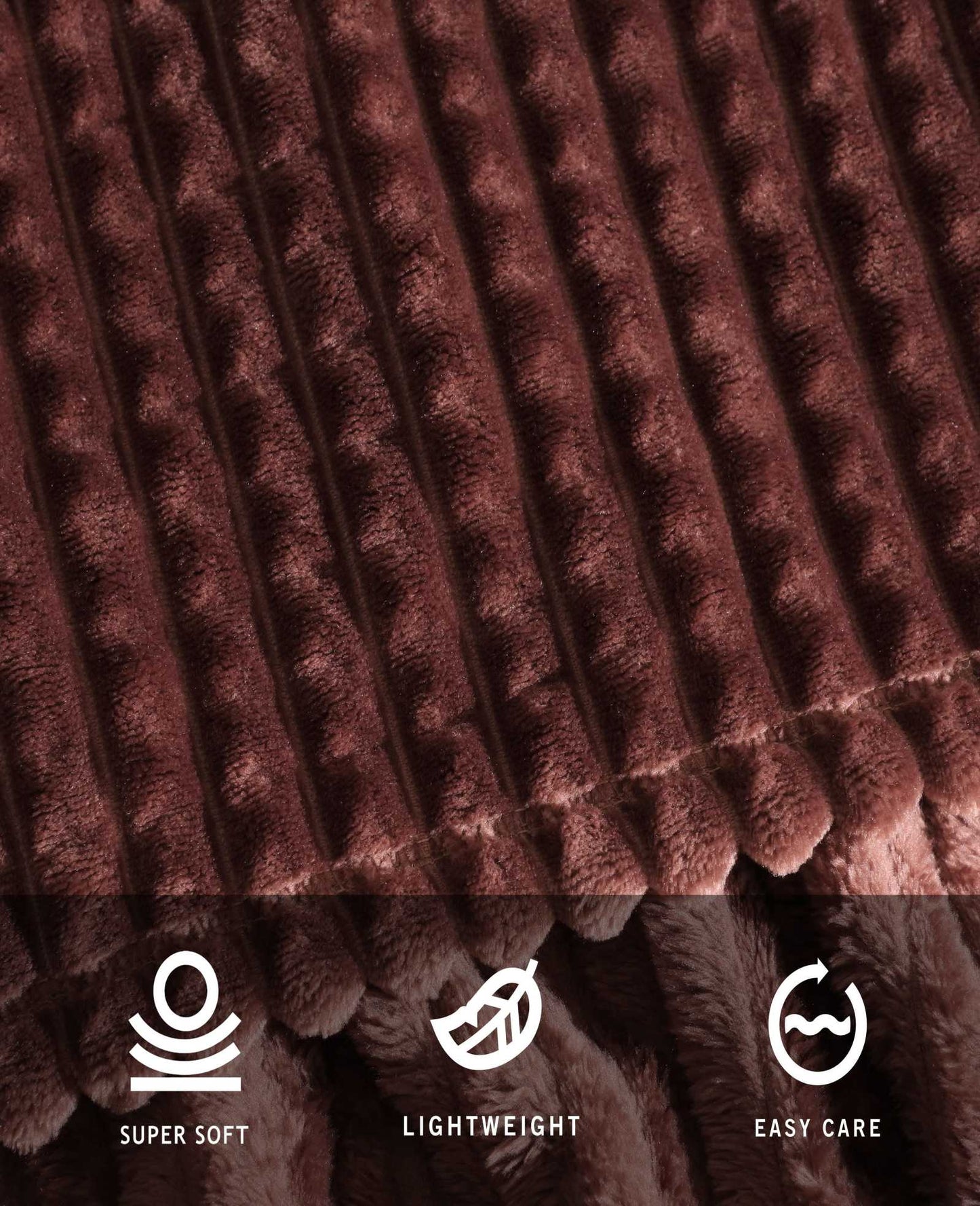 Textured Solid Throw Blanket