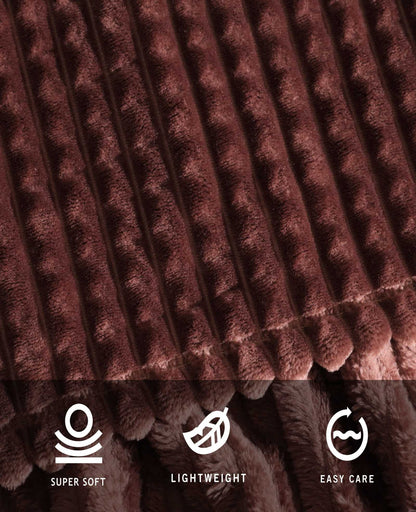 Textured Solid Throw Blanket