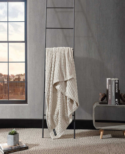 Textured Solid Throw Blanket