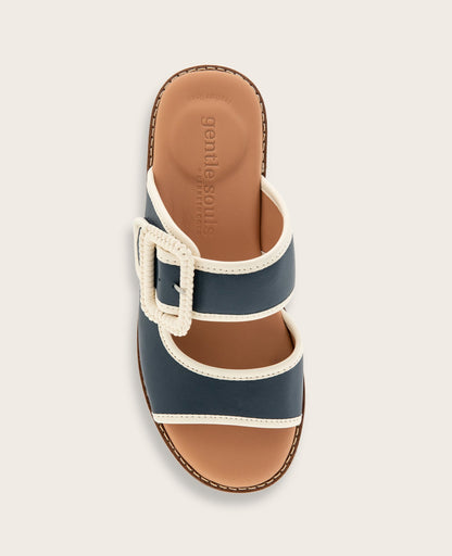 GENTLE SOULS - Vadylin Leather Buckle Platform Sandal