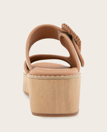 GENTLE SOULS - Vadylin Leather Buckle Platform Sandal