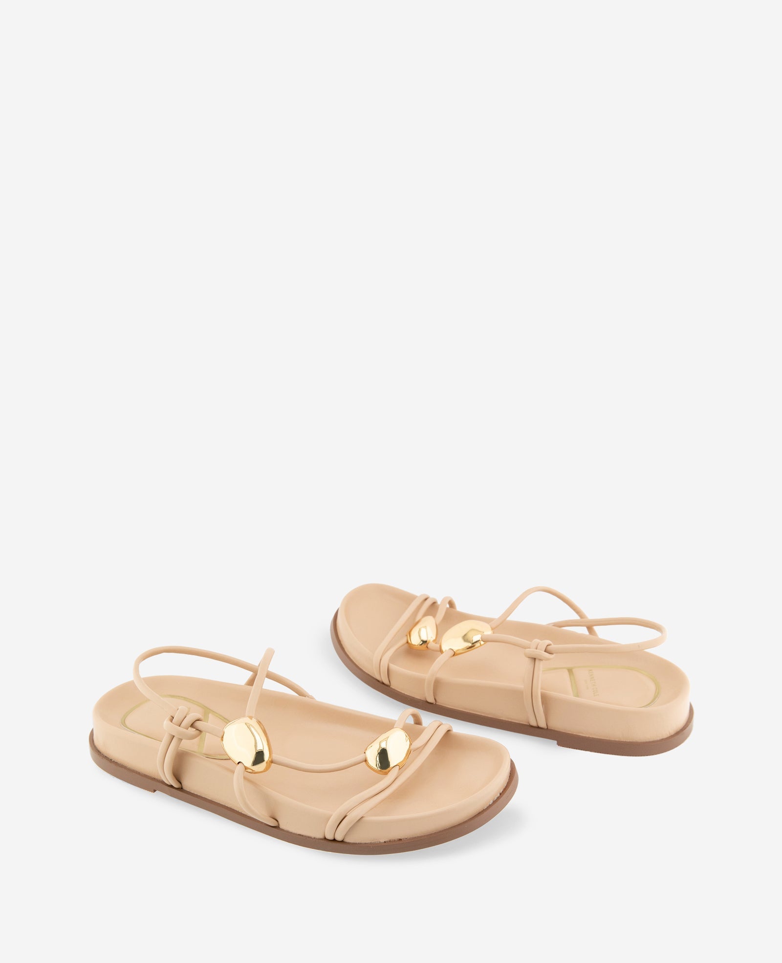 Vera Strappy Leather Embellished Sandal