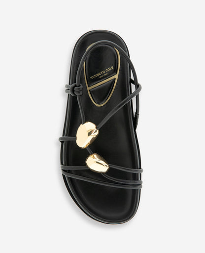 Vera Strappy Leather Embellished Sandal