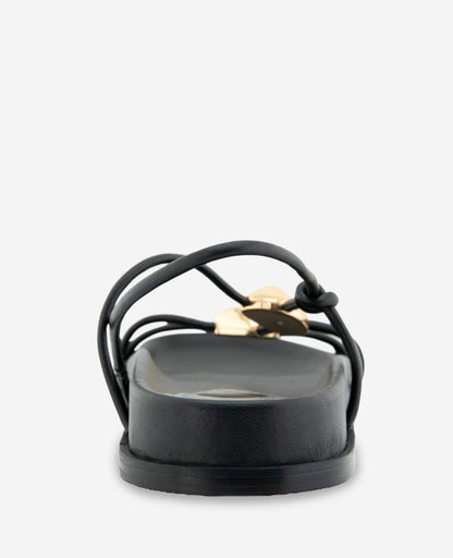 Vera Strappy Leather Embellished Sandal