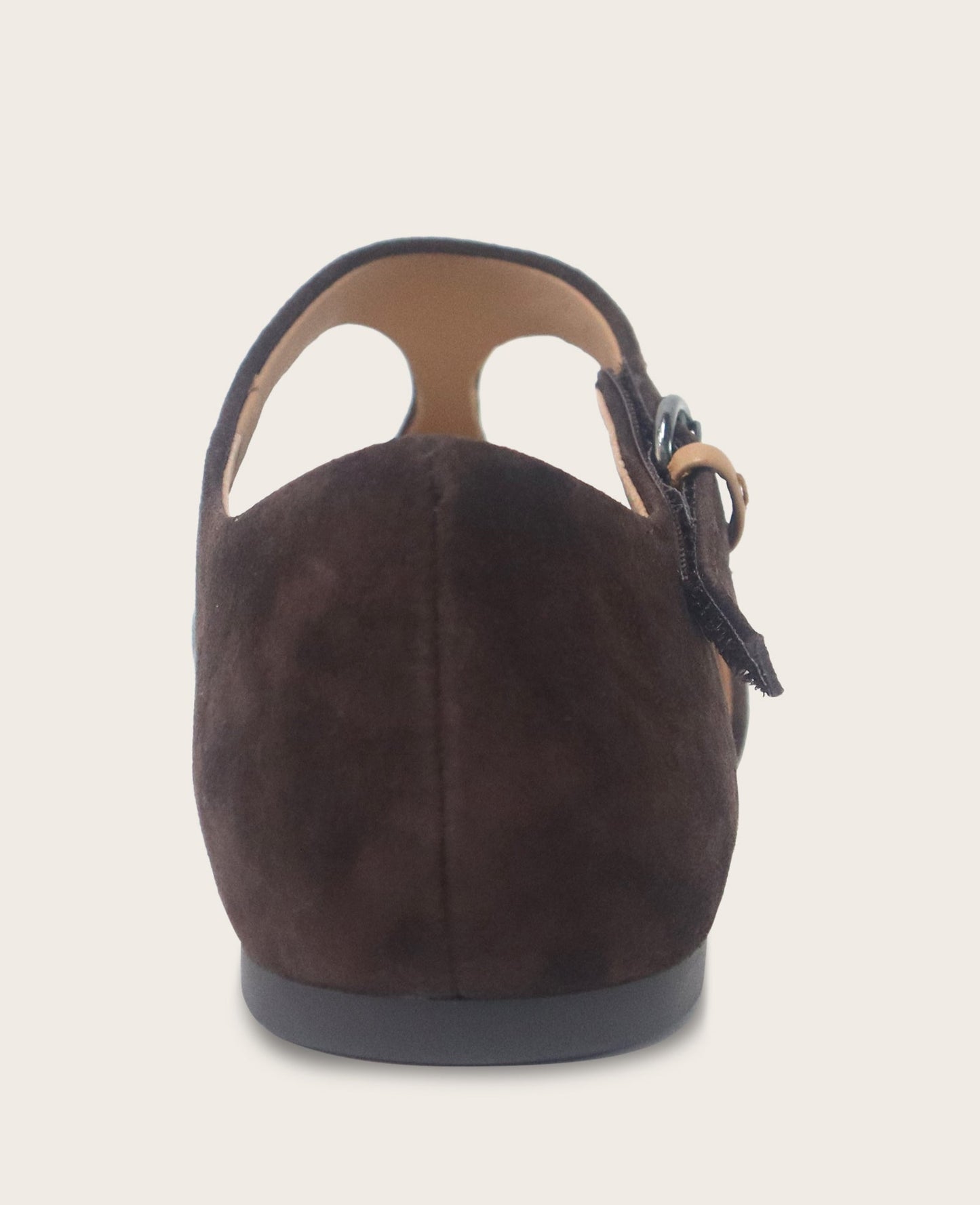 GENTLE SOULS - Wyatt Suede T-Strap Flat