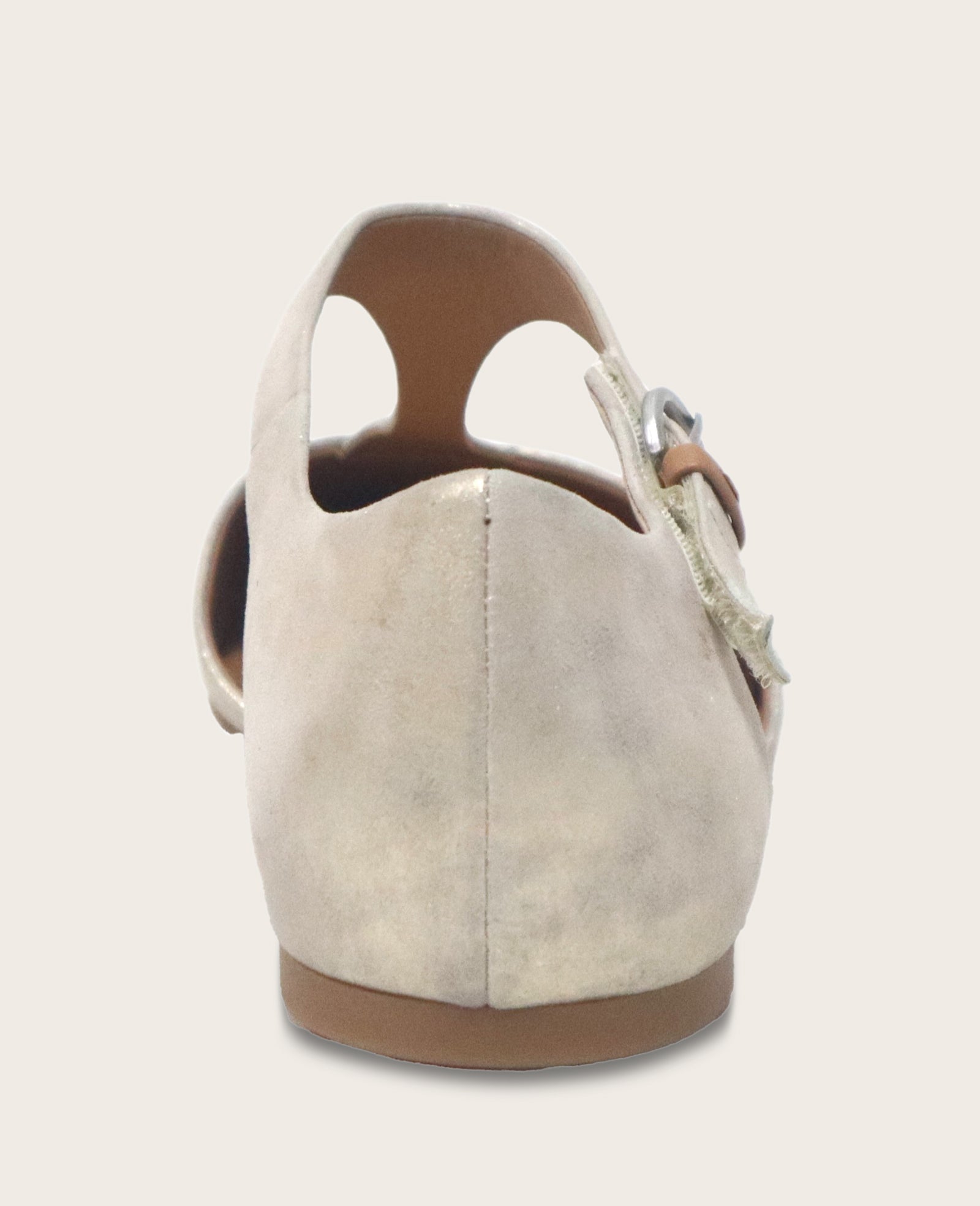 GENTLE SOULS - Wyatt Metallic T-Strap Flat