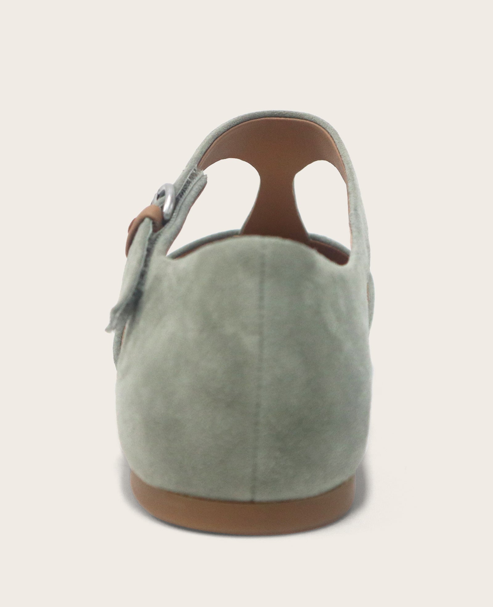 GENTLE SOULS - Wyatt Suede T-Strap Flat