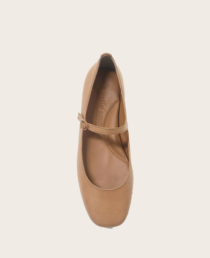 GENTLE SOULS - Wynona Leather Mary Jane Ballet Flat