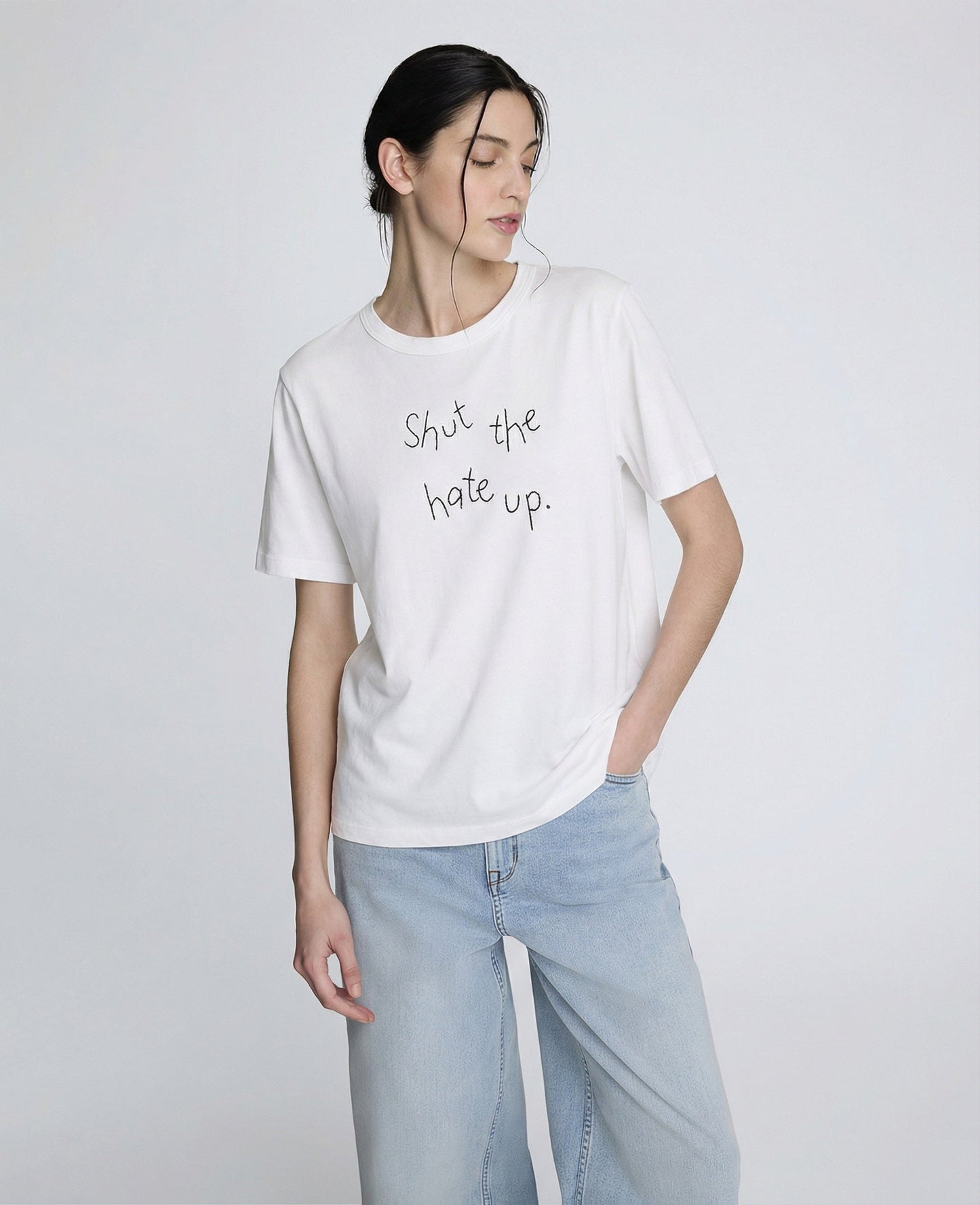 Lingua Franca Shut The Hate Up Unisex Tee