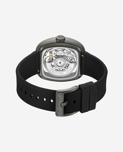 Skeleton Automatic Bracelet Watch with 3-Strap Set