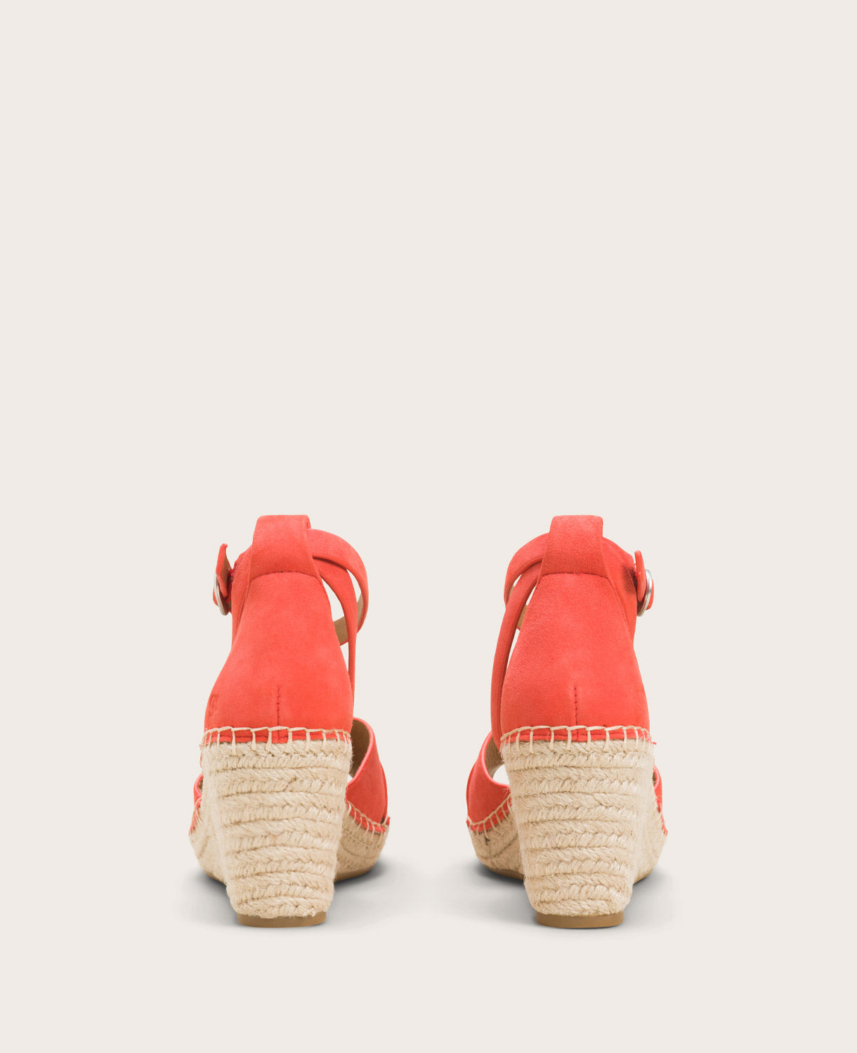 Bright Coral Suede