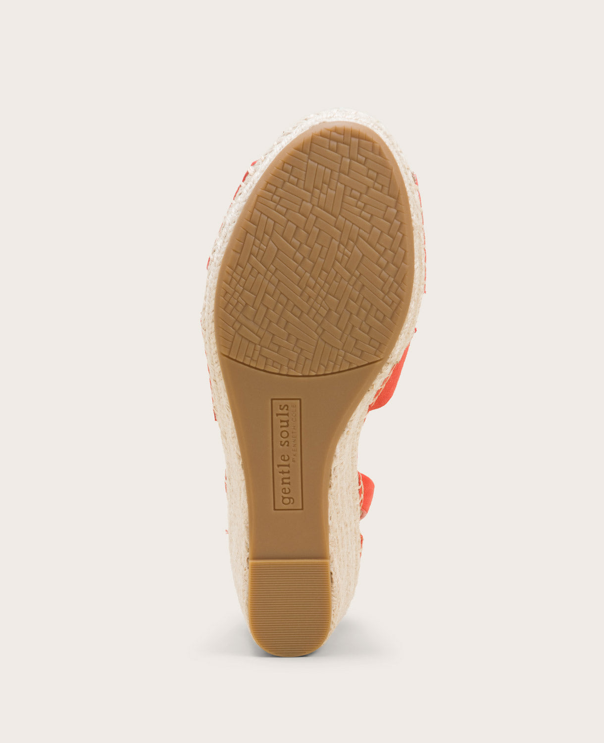 Bright Coral Suede