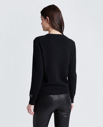Lingua Franca Shut The Hate Up Unisex Cashmere Crewneck Sweater
