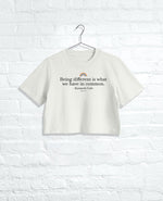 Women's DIFFERENT Cropped Tee