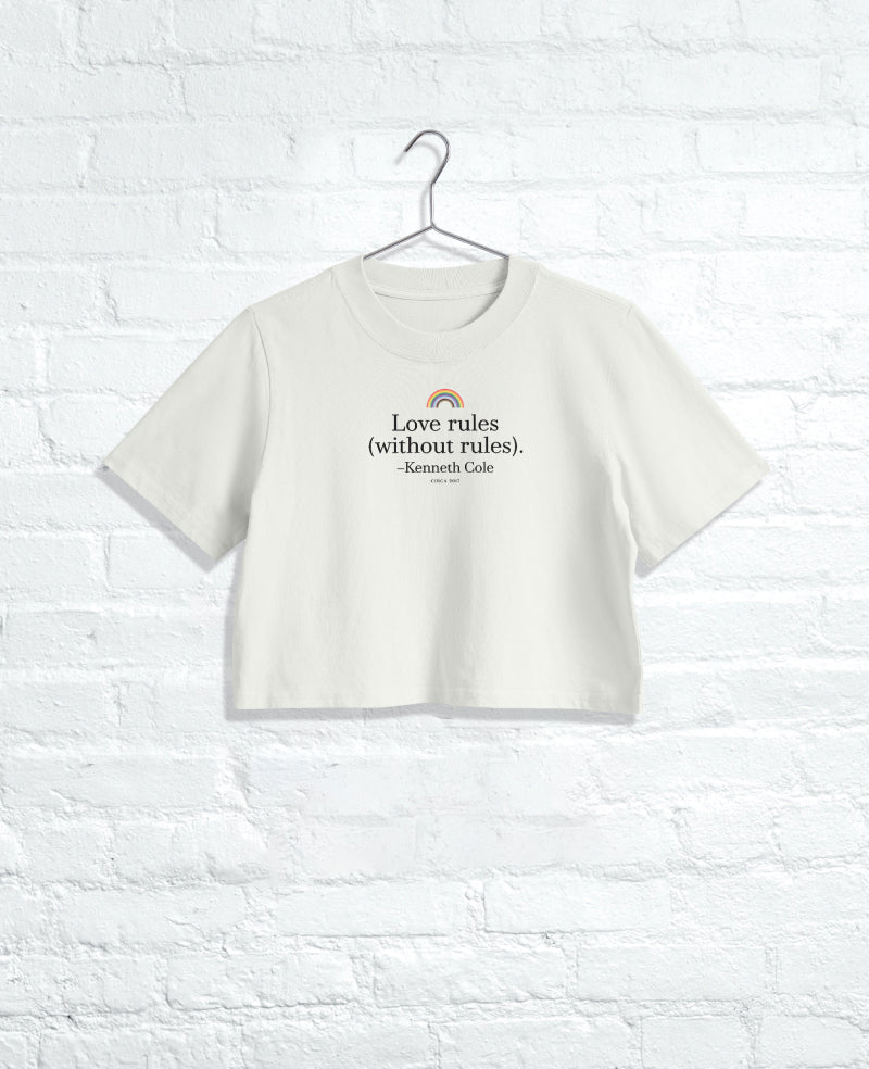 Women's LOVE Cropped Tee